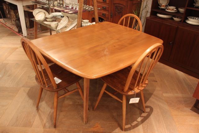 ERCOL(アーコール) スクエアドロップリーフテーブル | すべての