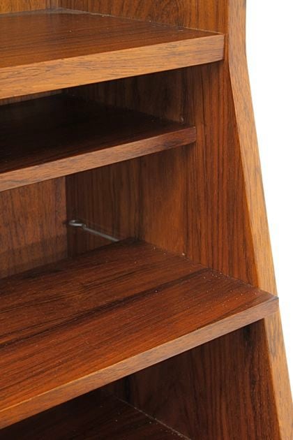 北欧ビンテージ CFC SILKEBORG ローズウッド 飾り棚 シェルフ 北欧ビンテージ CFC SILKEBORG ローズウッド 飾り棚 シェルフ