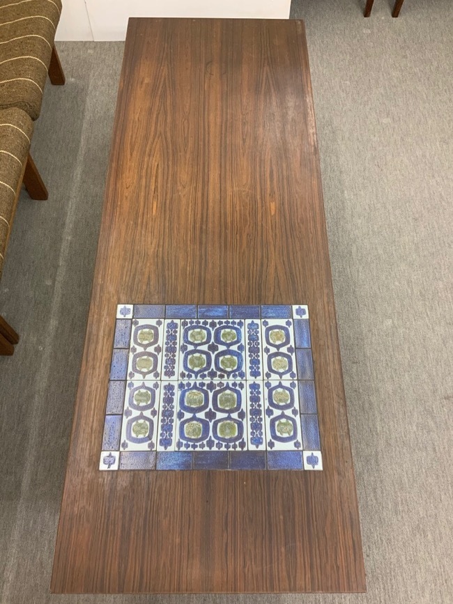 ロイヤルコペンハーゲン TENERA ローズウッド タイルトップテーブル