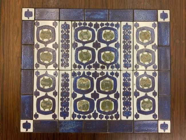 ロイヤルコペンハーゲン TENERA ローズウッド タイルトップテーブル