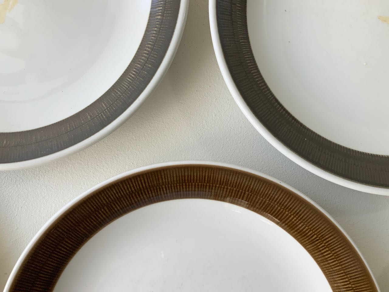 Rörstrand（ロールストランド） Koka（コカ）ブラウン プレート17枚