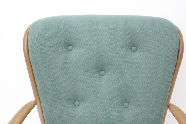 ERCOL(アーコール) NO,477 ダブルベンド ローバックイージーチェア2 緑