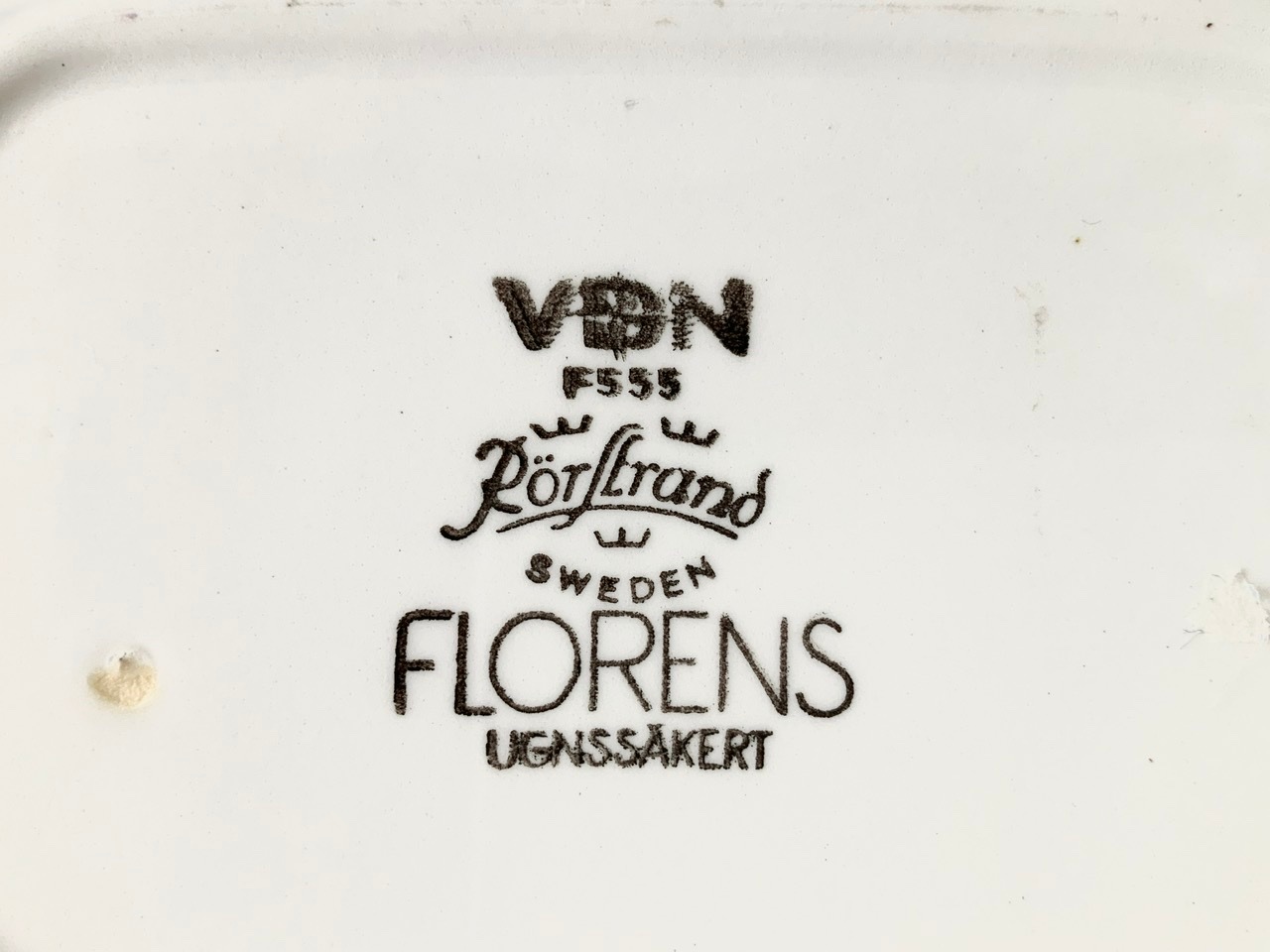 Rörstrand�ʥ����륹�ȥ��ɡˡ�FLORENS�ʥե�����󥹡�  �����֥�ǥ��å���