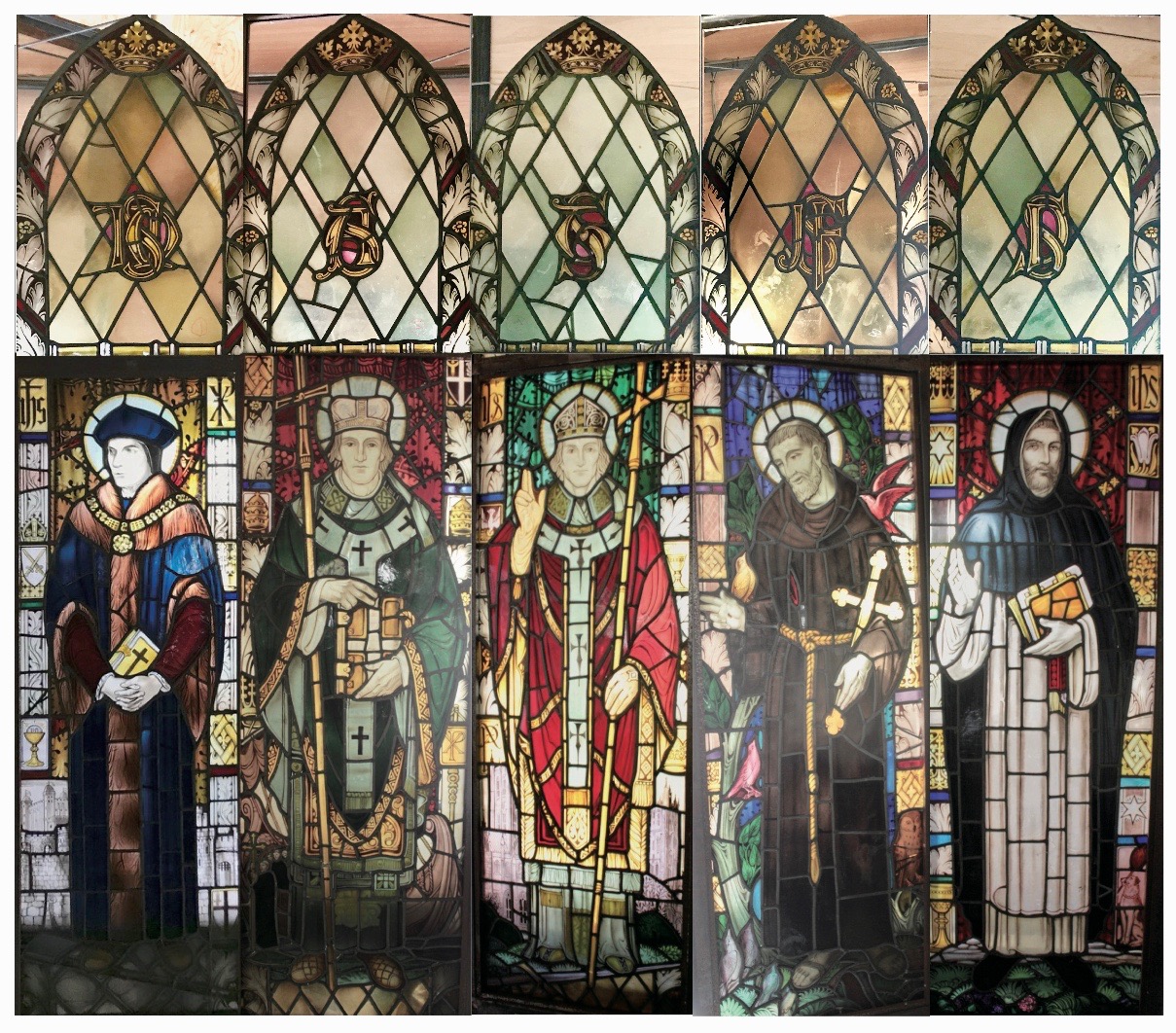 新品 カトリック修道士 フランチェスコと動物たち ヴィンテージ ステンドグラス 新品 カトリック修道士 フランチェスコと動物たち ヴィンテージ