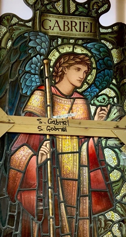 ウィリアム・モリス 大天使ガブリエル | Stained Glass Museum
