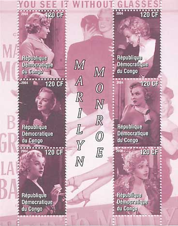 3187 外国切手 コンゴ 20世紀のアイコン 俳優有名人 マリリンモンロー 3187 外国切手 コンゴ 20世紀のアイコン 俳優有名人 マリリンモンロー