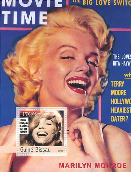 3079 外国切手 世界人気女優 マリリンモンロー 小型シート 2種 3079 外国切手 世界人気女優 マリリンモンロー 小型シート 2種 3079