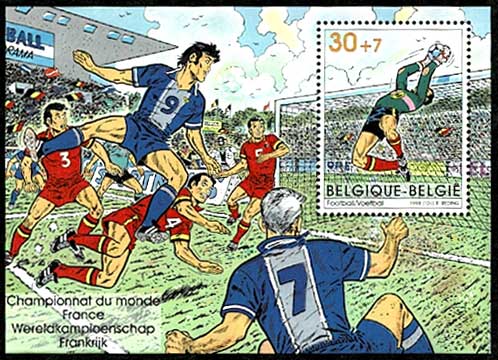 ワールドカップ　切手　フランス　1998 サッカー 2025年最新】フランス 1998年 サッカーワールドカップ 切手の