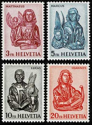 スイス切手 セット