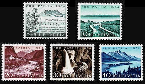 スイス切手 セット