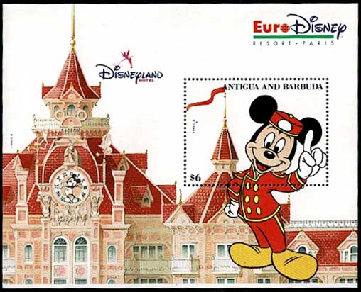 Euro Disney ユーロディズニー ディズニーランド・パリ 切手