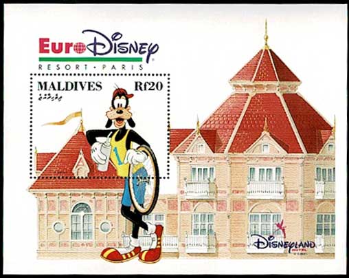 Euro Disney ユーロディズニー ディズニーランド・パリ 切手