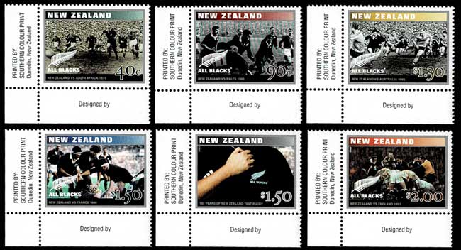 オールブラックスの切手