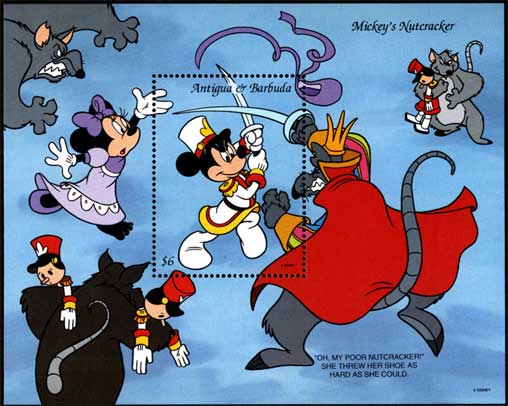 1993年 ディズニー・ミッキーのくるみ割り人形 ネズミの王との一騎討ち