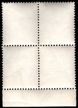 エラー切手】印刷面に印刷が完全に抜けた白紙状態の切手 田型 | 切手