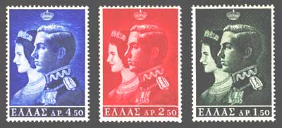 1964年 ギリシャ王国の最後の国王コンスタンティノスとデンマークの