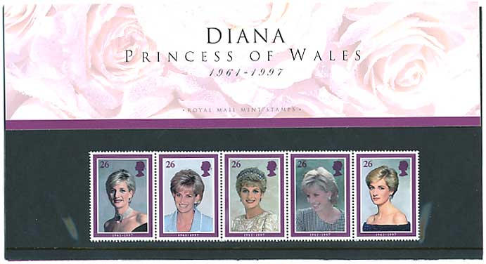 ダイアナ妃追悼記念切手