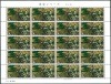 第2次国宝シリーズ 第6集 松に草花図 50円切手シート