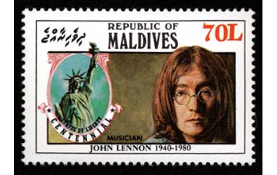 1986年 自由の女神100年記念 切手4種＋切手小型シートセット