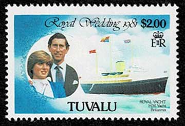 3218 外国切手 タイ 1988年 国王 装具と王座 11種 1981年 チャールズ皇太子 ダイアナ妃 ロイヤルウェディング切手 6種