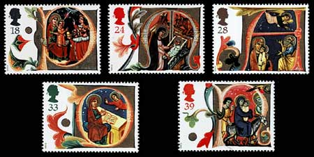 1991年 クリスマス切手 5種セット イギリス発行 | 切手,ヨーロッパ