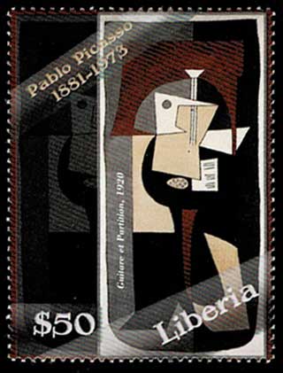 ピカソ没後30年 切手6種セット リベリア発行 | 切手,アフリカ