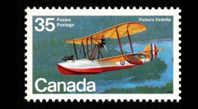 1979年 カナダの航空機・飛行艇 切手4種セット カナダ発行 | 切手