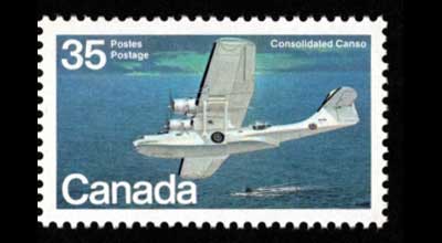 1979年 カナダの航空機・飛行艇 切手4種セット カナダ発行 | 切手