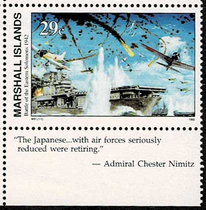 第二次世界大戦シリーズ 第二次ソロモン海戦(1942) 切手田型