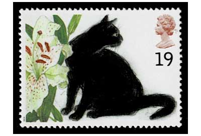 1995年 ネコのイラスト 切手5種セット イギリス発行 | 切手,ヨーロッパ