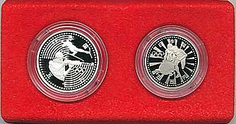 長野オリンピック冬季競技大会 第2次 2点プルーフ貨幣セット | コイン