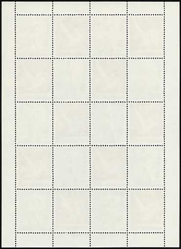 第20回国民体育大会記念 5円切手シート | 切手,国体 | 趣味の中古切手