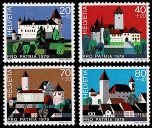 プロパトリア（慈善団体）切手4種セット 1979年 スイス発行 | 切手