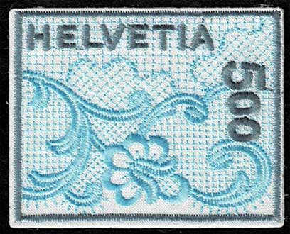 3365 外国切手 スイス 2000年 希少な高人気 本物の刺繍で製作された切手 3365 外国切手 スイス 2000年 希少な高人気 本物の刺繍で製作