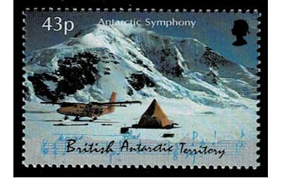 2000年 南極交響曲50年 切手4種セット イギリス領南極地域発行 | 切手