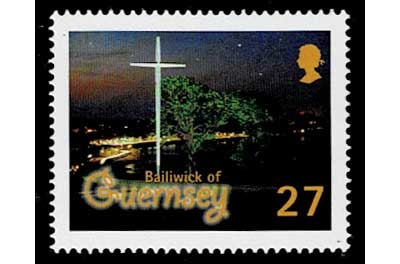 2001年 クリスマスのイルミネーション 切手6種セット イギリス領