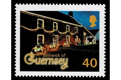 2001年 クリスマスのイルミネーション 切手6種セット イギリス領