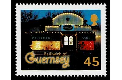 2001年 クリスマスのイルミネーション 切手6種セット イギリス領