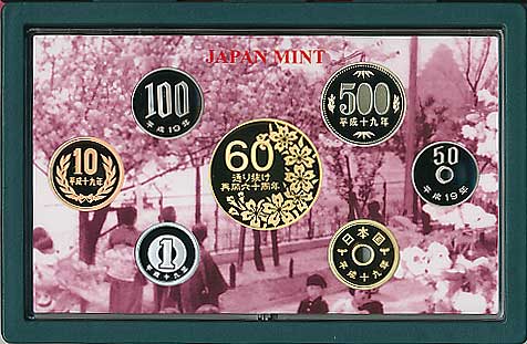 60周年記念 桜の通り抜け貨幣セット 2007 平成19年 プルーフ貨幣