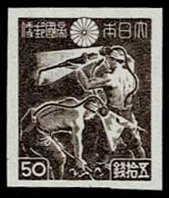 使用済み切手/日本国内の切手 アルバムにビッシリシリーズ第3弾【昭和レトロ】。 通常切手 第3次昭和切手 全12種セット 昭和20年(1945年)~昭和