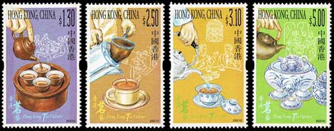 切手 中国·香港 茶文化 4種セット 2001年 香港茶文化 切手4種セット 香港発行 | 切手,東アジア