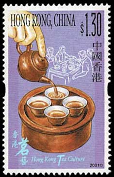 切手 中国·香港 茶文化 4種セット 2001年 香港茶文化 切手4種セット 香港発行 | 切手,東アジア