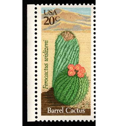 サボテンなど砂漠の植物 切手4種セット アメリカ合衆国発行 | 切手
