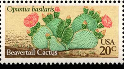 サボテンなど砂漠の植物 切手4種セット アメリカ合衆国発行 | 切手