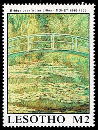有名絵画 切手8種セット レソト発行 | 切手,アフリカ | 趣味の中古切手