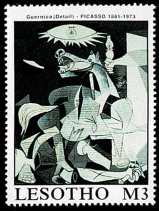 有名絵画 切手8種セット レソト発行 | 切手,アフリカ | 趣味の中古切手