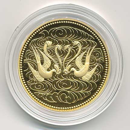 天皇陛下御在位60年記念貨幣　62年銘　真正　プルーフ金貨　10万円金貨 coin-shichifukuhonpo_gcjs-011