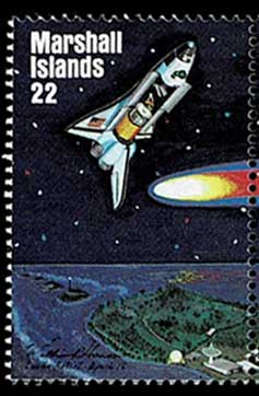 1985年 ハレー彗星接近記念 切手5種連刷 マーシャル諸島発行 | 切手