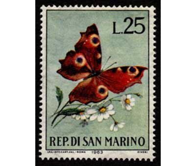 サンマリノ オリンピック記念切手 6枚セット 1963年 蝶切手5種セット サンマリノ発行 | 切手,ヨーロッパ