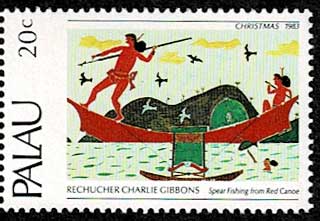 パラオ発行 1983年 クリスマス切手 5種セット | 切手,オセアニア